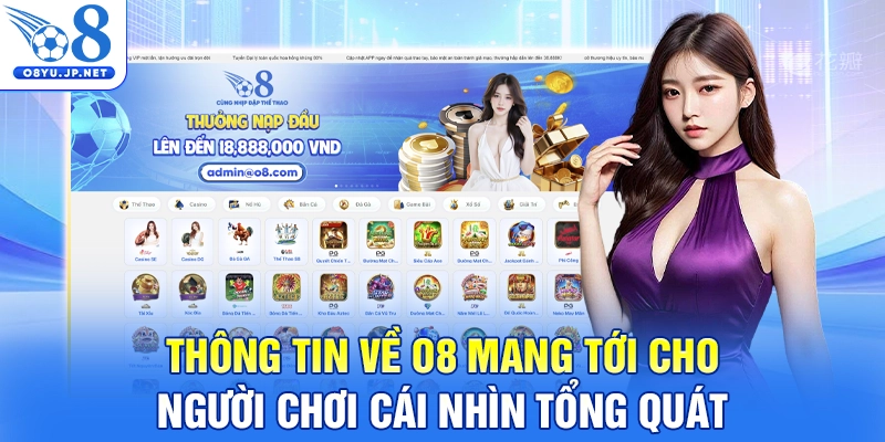 Thông tin về O8 mang tới cho người chơi cái nhìn tổng quát